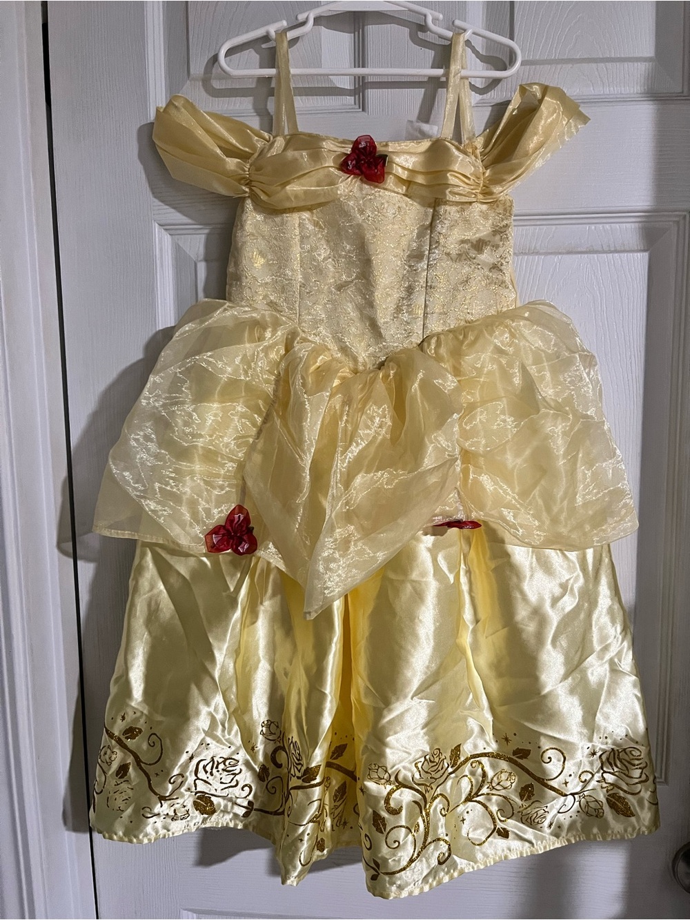 Disney Belle Deluxe Costume for Kids Yellow Dress